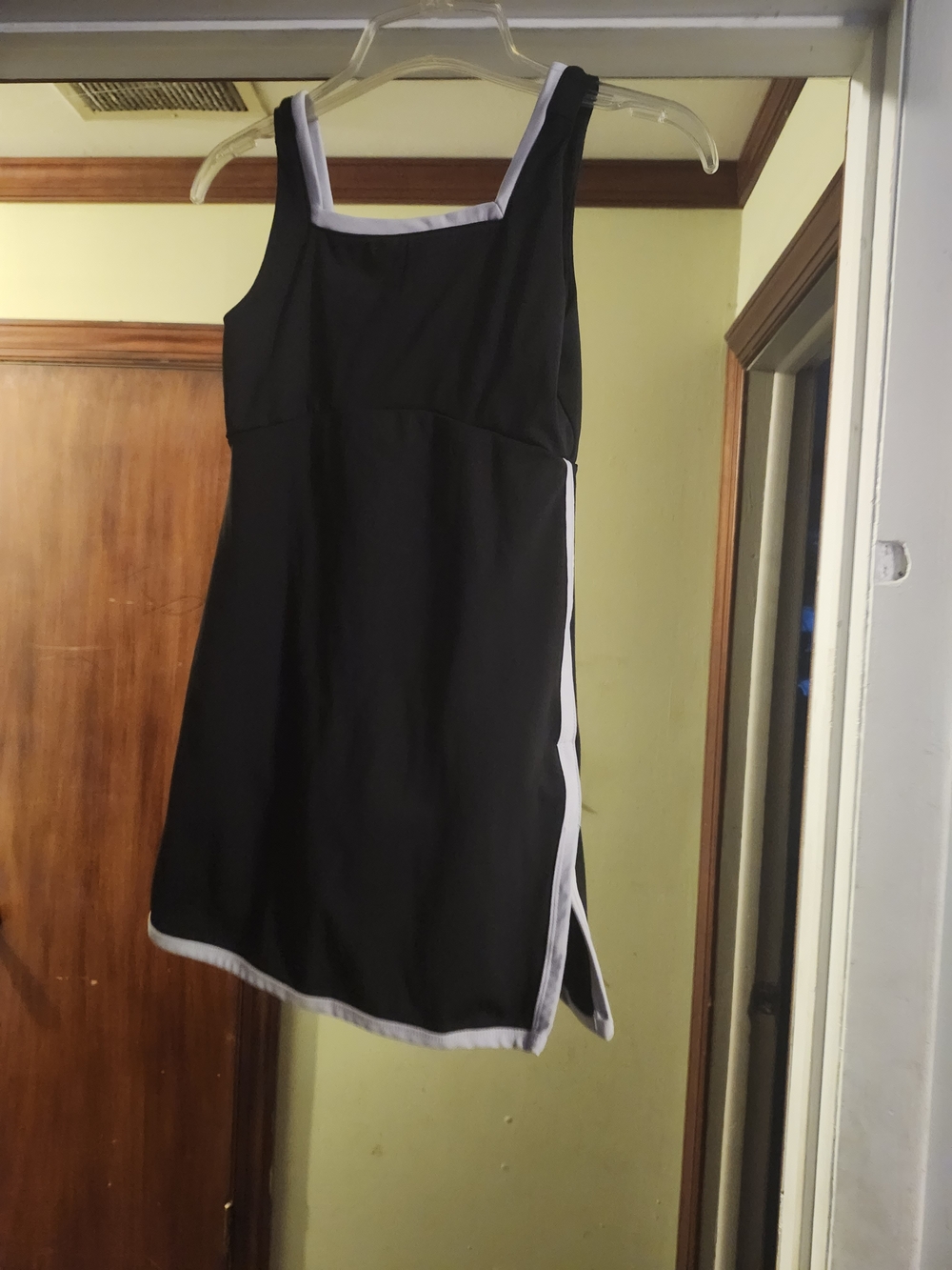 Reebok Black Dress with White Trim Girls' Casual Tank Dress